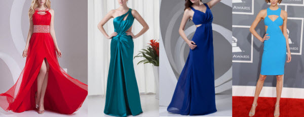 ofertas em vestidos recortado 2013 em Milanoo.com