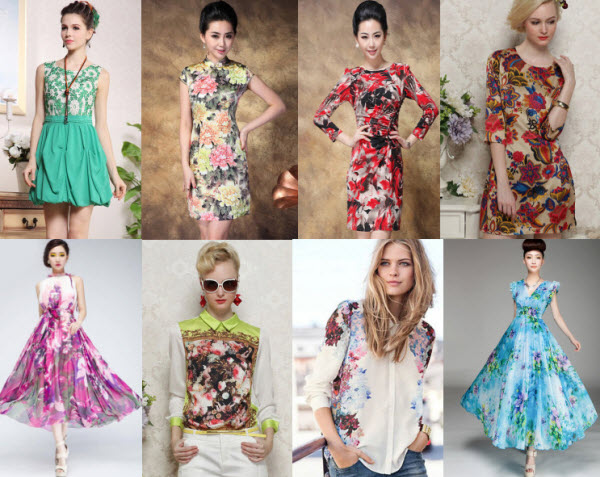 vestidos estampados de flores para o verão 2013