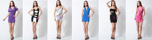 vestidos recortado 2013 em Dinodirect.com