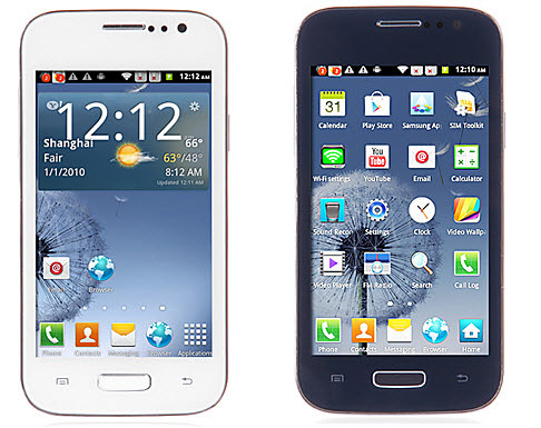 S8190 MT6515 Android 4.1 Telefones Celulares