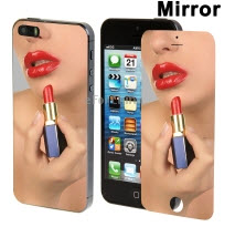 espelho case protetor de tela para iPhone 5S