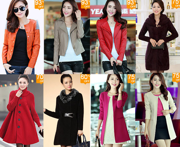 Lightinthebox principais ofertas em casacos da moda das mulheres