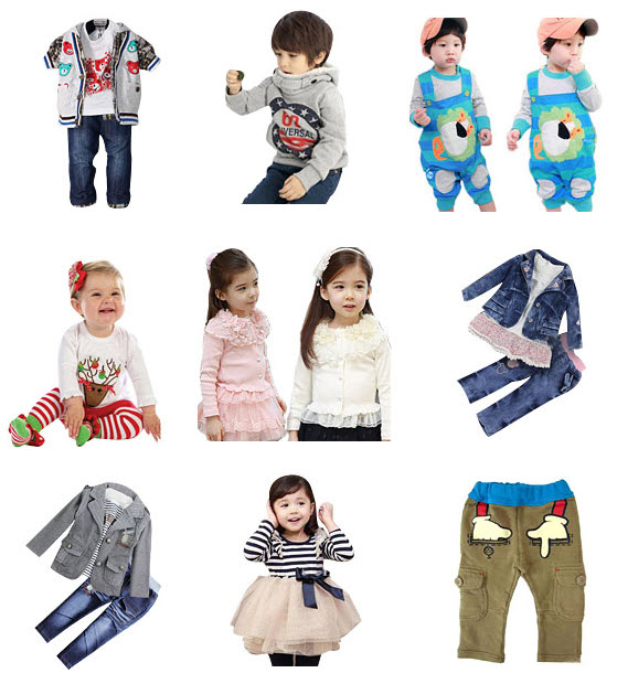 ofertas de vestuário para crianças na DHgate.com